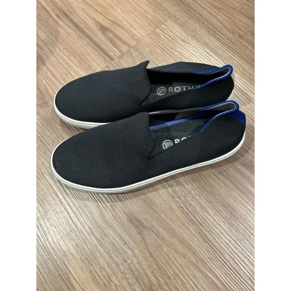 Rothy's Slide On Tennis Shoes Blue 8.5